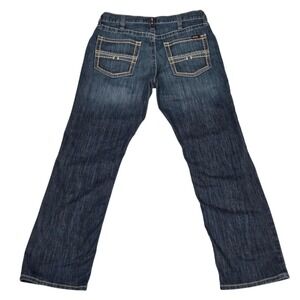 Ariat FR M5 Straight Leg Jeans Mens 33x32 Dark Blue Flame Resistant Workwear